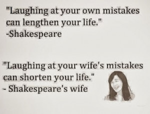 Laughing at your own mistake can lengthen your life