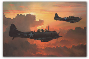 Dauntless Against A Rising Sun By William S Phillips Two picture