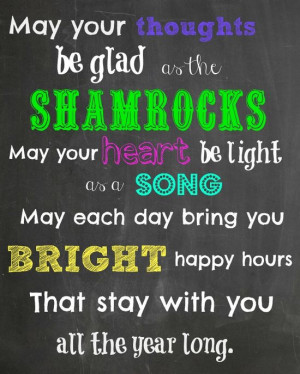 Irish quote – St. Patrick's Day printable.