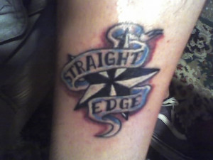 Straight Edge Tattoo Pic