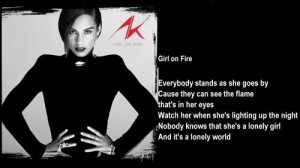 fire free romantic love lyrics girl on fire alicia keys
