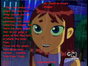 Starfire Quote. by GothicTaco198