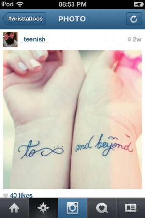 Toy Story Quote Tattoos Toy story quote.