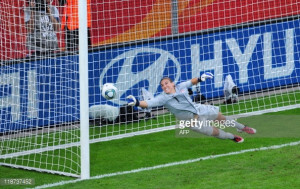 USA's goalkeeper Hope Solo saves a penalty kick shot by Brazil's ...