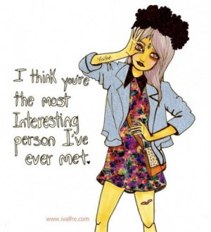 girl #text #fashion #drawing #illustration #IlseValfre #valfre #love