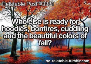 Ready for fall and my birthday! :)