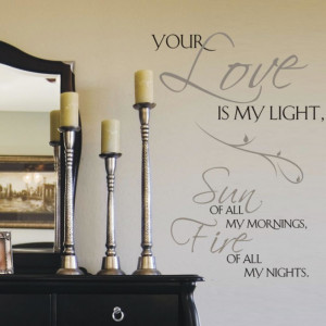 your love is my life wall sticker quotes