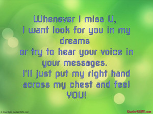 ll just put my right hand across my chest and feel YOU...