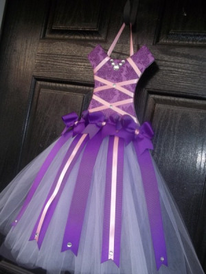 Hair Bow Tutu Holder