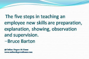 Education quotes for teachers. The five steps in teaching an employee ...