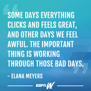 Follow Elana Meyers's journey throughout the Sochi Olympics: