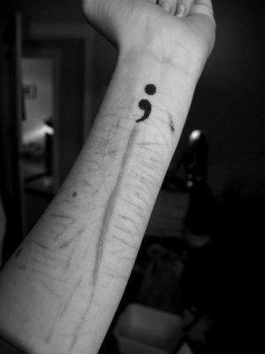 ... blackness selfharm cutters depressing quotes slice suicidal girl