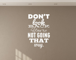... going that way! Wall Fitness Decal Quote Gym Kettlebell Crossfit etc
