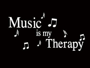 music is my therapy