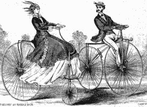 In 1861, the bicycle was invented by Pierre Michaux
