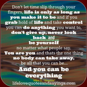 Don’t Let Time Slip Through Your Fingers..