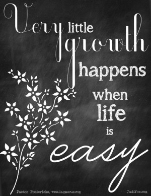 Based on this, I must have experienced a LOT of growth in my life :)