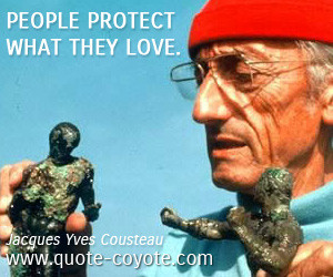People protect what they love.”