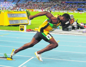 Whether you watch the greatest sprinters of all-time like Usain Bolt ...