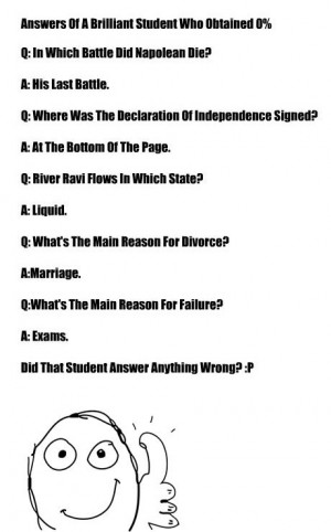 funny quotes about school tests