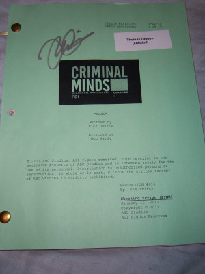 Criminal Minds Fanatic's Favorite Things