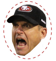 ... interactive of 49ers coach jim harbaugh quotes from the past few weeks