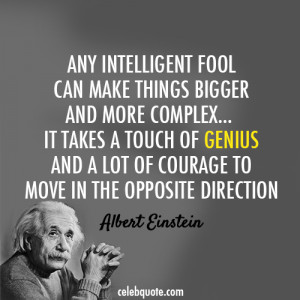 Brainy Albert Einstein Quotes