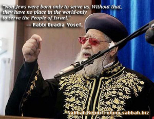 Rabbi Yosef: Gentiles exist only to serve Jews - JPost - Jewish World ...