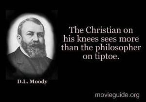 ... on his knees see more than the philosopher on tiptoe.