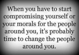 Don’t compromise yourself