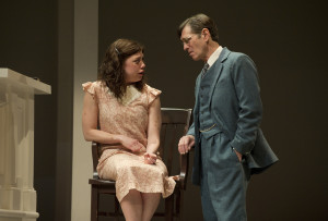 Atticus Finch (Mark Murphey) questions Mayella Ewell (Susannah Flood ...