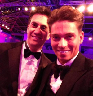Ed Miliband poses with Joey Essex after David Cameron, Obama selfie