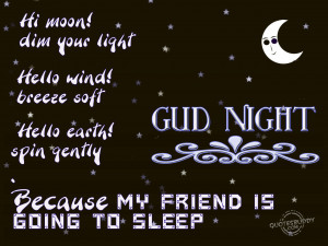 Good Night Friends Sweet Dreams Quotes