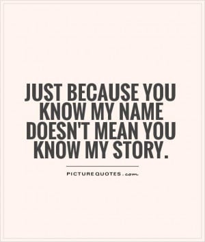 Story Quotes Name Quotes