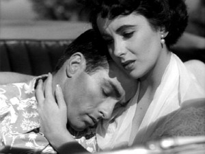 Inner anguish: Montgomery Clift with Elizabeth Taylor in A Place in ...