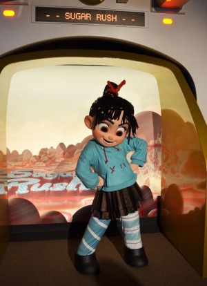 Vanellope von Schweetz as she appears in the Disney Parks.