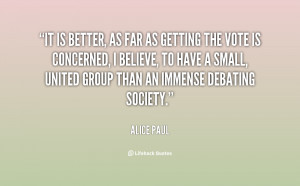Alice Paul Women 39 s Suffrage Quotes
