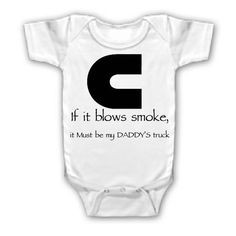 FUNNY SAYINGS SHIRT IF IT BLOWS SMOKE TRUCK BABY YOUTH KID TODDLER ...