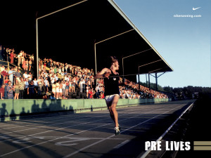 Steve Prefontaine Poster By Nike Pre Lives Picture