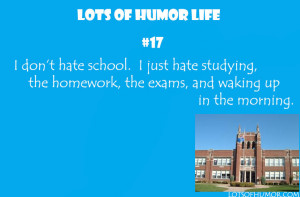 funny i hate school quotes