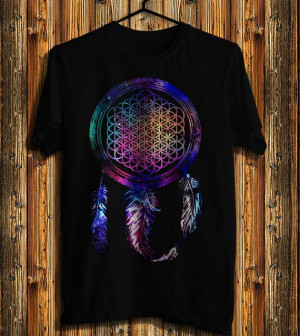 ... Bring Me The Horizon Dream Catcher Galaxy Men's T-shirt, BMTH Rock