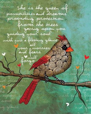 Queen of Possibilities / Female Cardinal #Divorceism #trashthedress ...