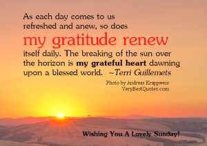 ... Sunday Good Morning quotes, Gratitude quotes, beautiful new day quotes