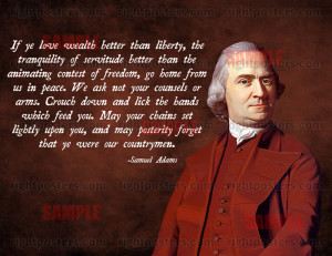 Samuel Adams Liberty Poster