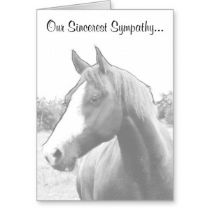 Sympathy For Loss Horse Oak