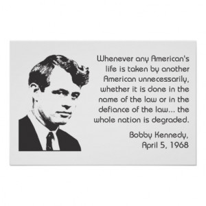 Bobby Kennedy Nonviolence Poster