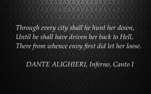 DANTE ALIGHIERI, Inferno, Canto I