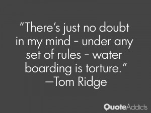 There's just no doubt in my mind - under any set of rules - water ...