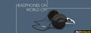 ... Pictures facebook covers music headphones girl music headphones quote