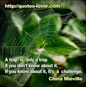 trap is only a trap if you don't know about it. If you know about it ...